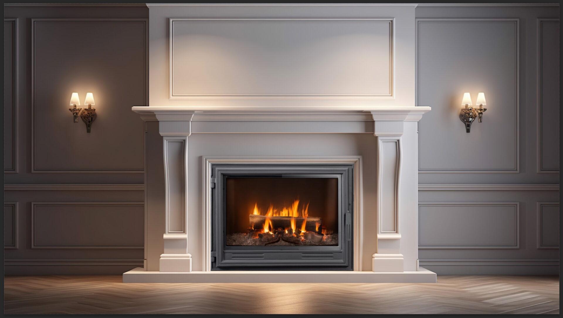 Wizualizacja kominka