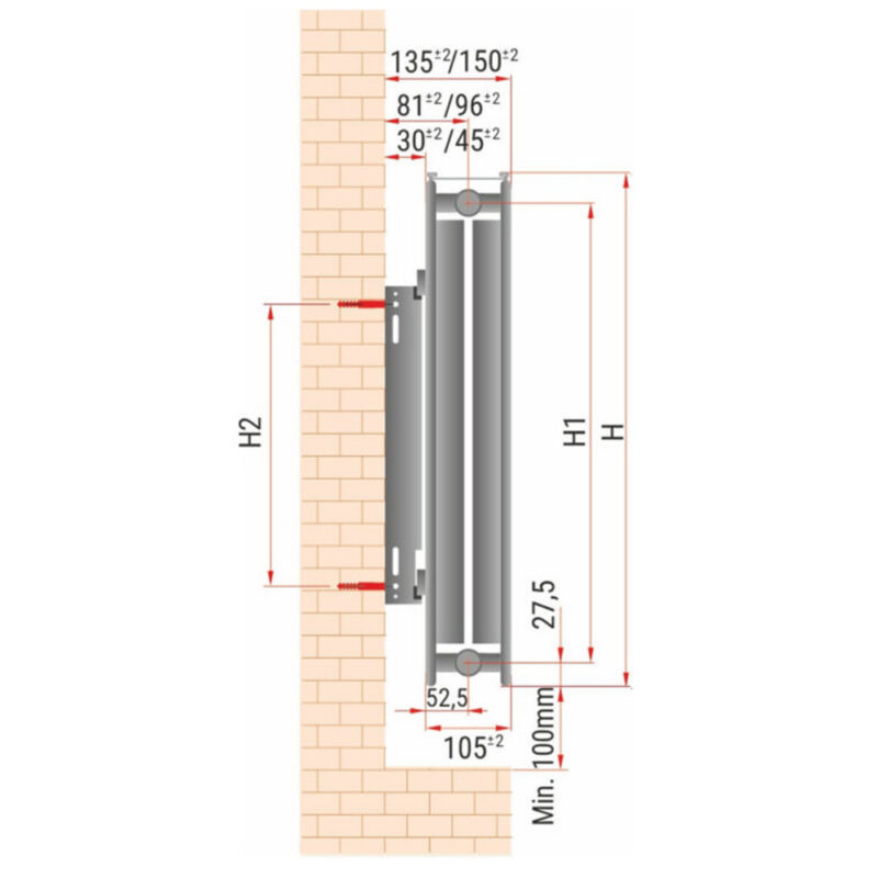 Grzejnik stalowy boczny TYP-22 600/1400