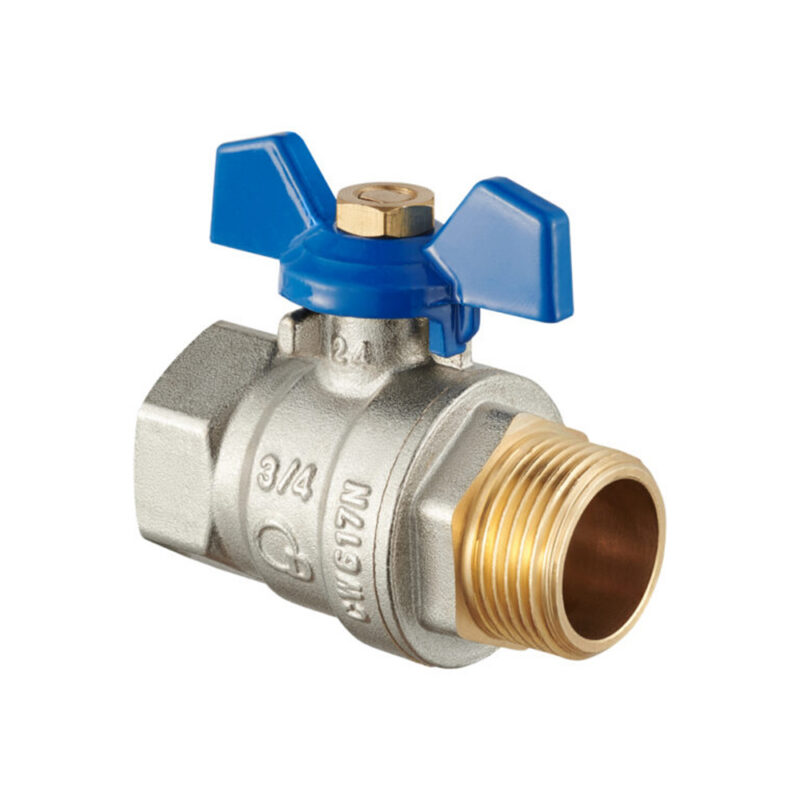 Kurek kulowy  „HISZPAN” z dławikiem wz 1″ (motyl)