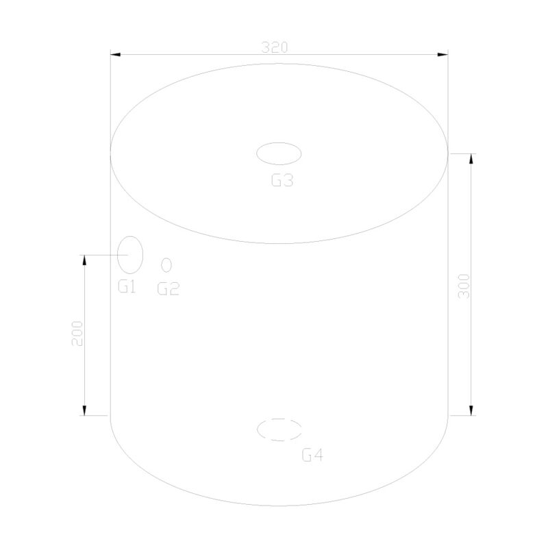 Naczynie przelewowe okrągłe 20l LAVA
