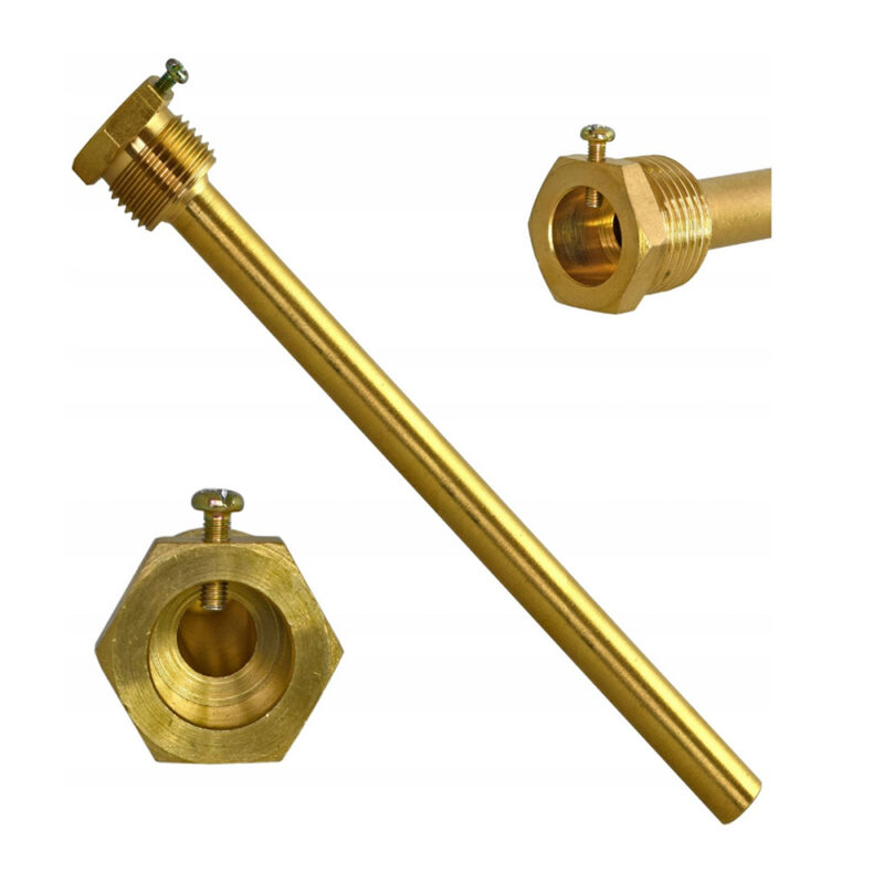 Osłona dla czujnika temperatury 1/2” L-150mm, czujnik fi 9mm, z o-ringiem