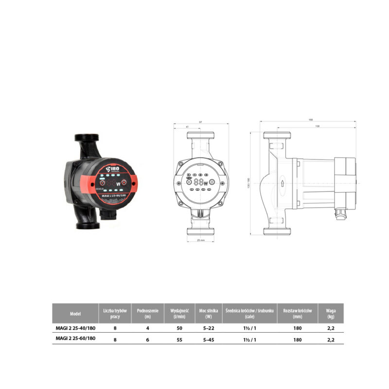 Pompa Magi 25-60/180