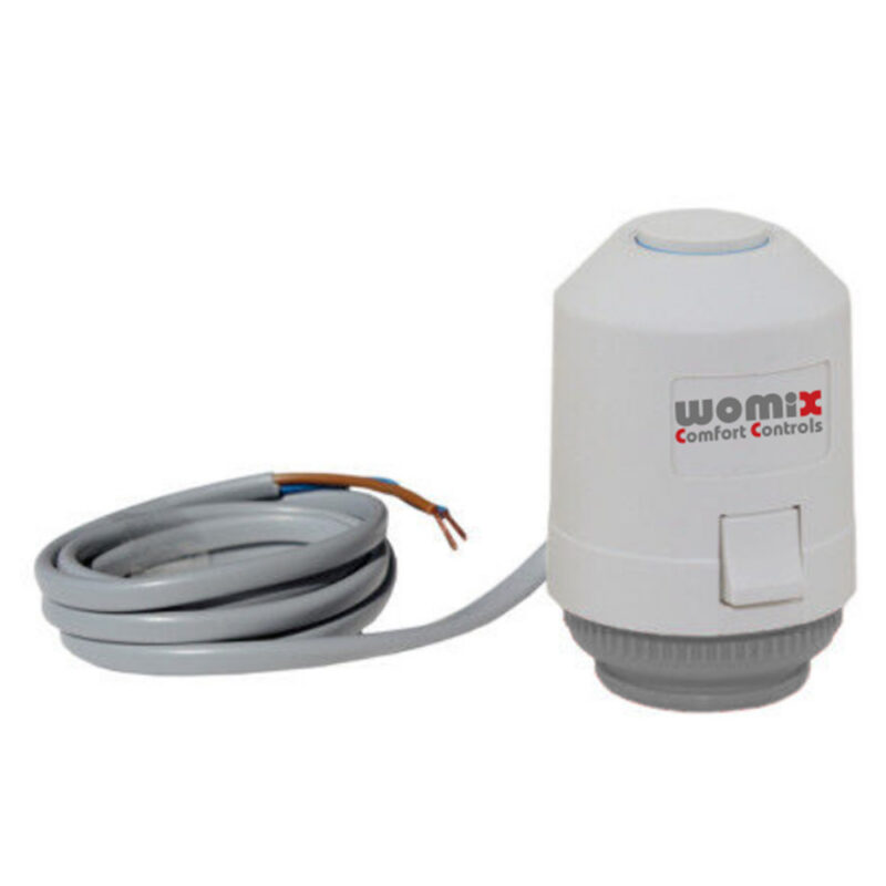 Siłownik termoelektryczny MP VM200 z adapterem do wkładek termostatycznych