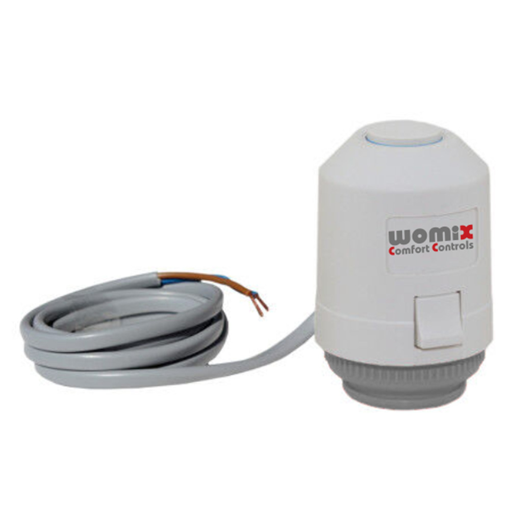 Siłownik termoelektryczny MP VM200 z adapterem do wkładek termostatycznych