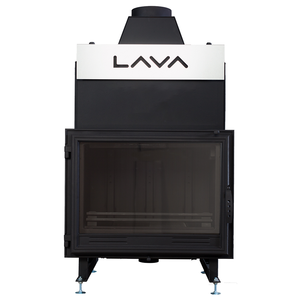 Termokominek BASE 13kW w układzie zamkniętym (2,5 bar) z płaską szybą