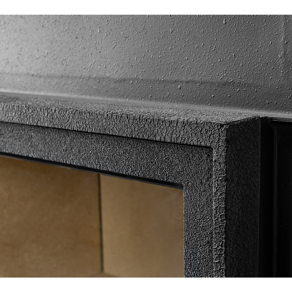 Termokominek BASE 13kW w układzie zamkniętym (2,5 bar) z płaską szybą