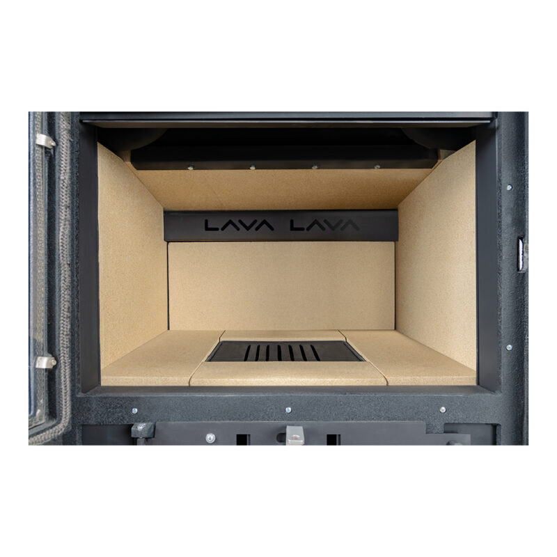 Termokominek TKL BASE PANORAMA 17kW w układzie otwartym (1 bar)