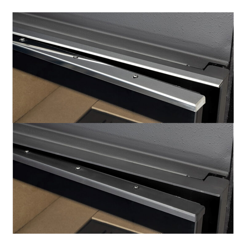 Termokominek TKL TREND 12kW w układzie zamkniętym (2,5 bar) z płaską szybą