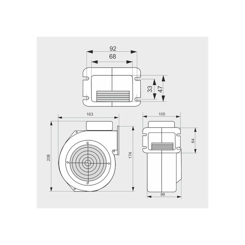 Wentylator WPA 06 do kotła EkoTech