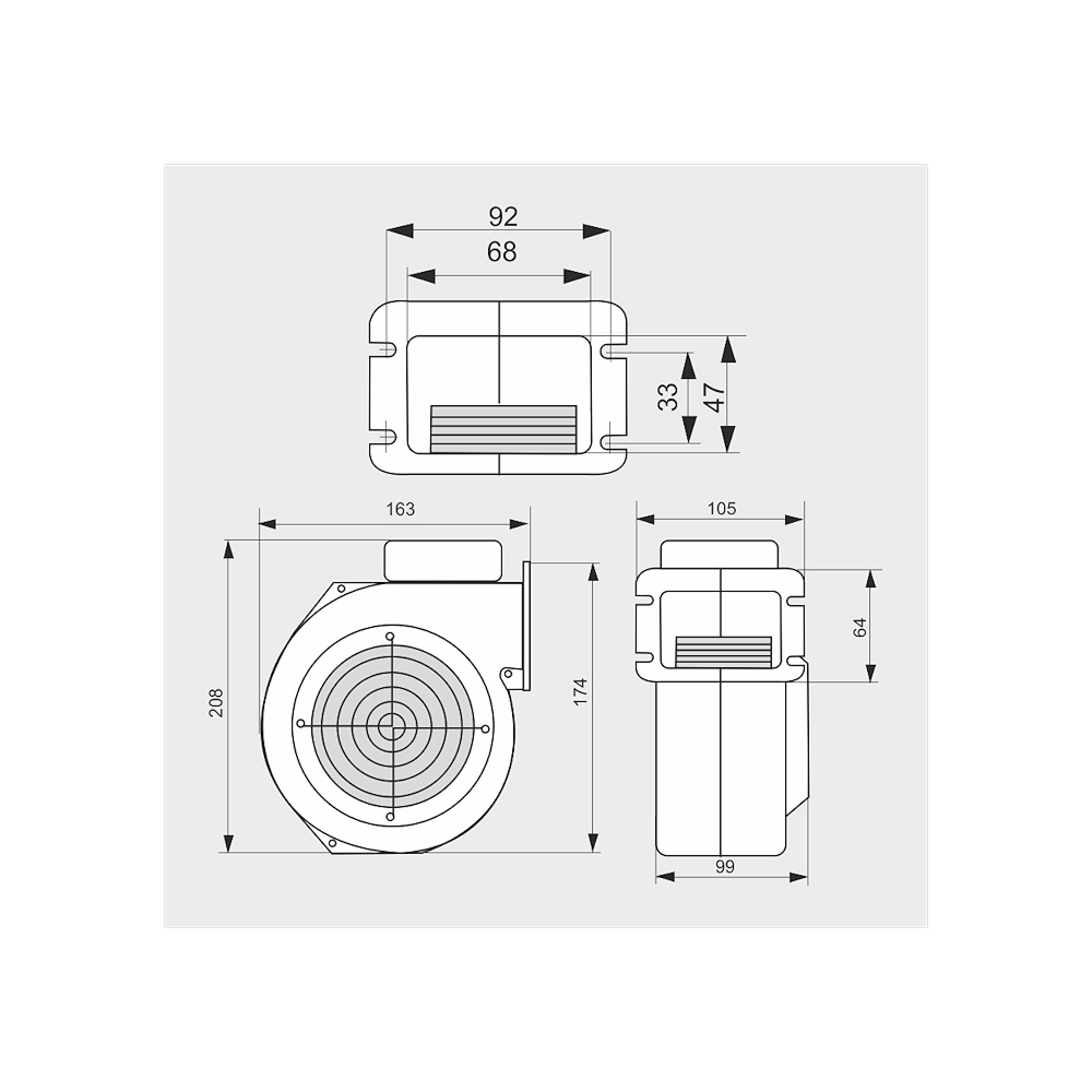Wentylator WPA 06 do kotła EkoTech