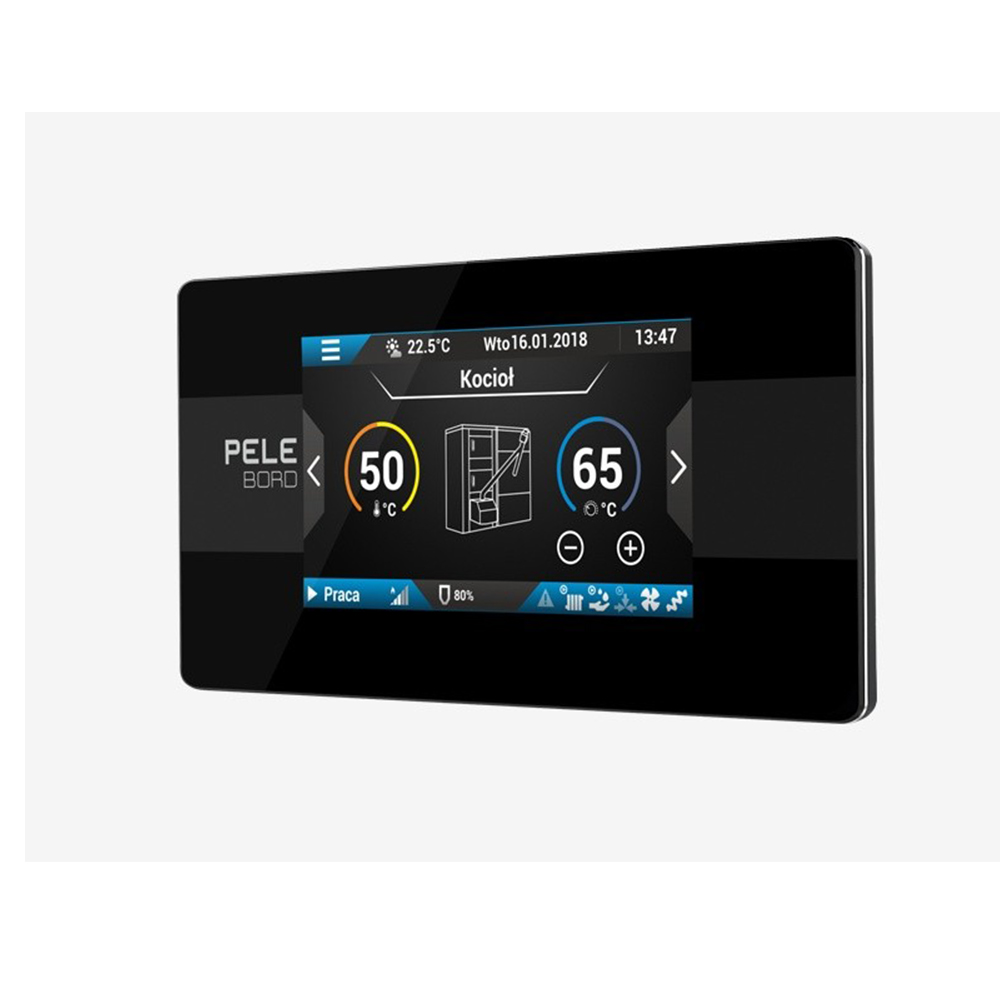 Wymienny panel dotykowy z ramką wyświetlacza.