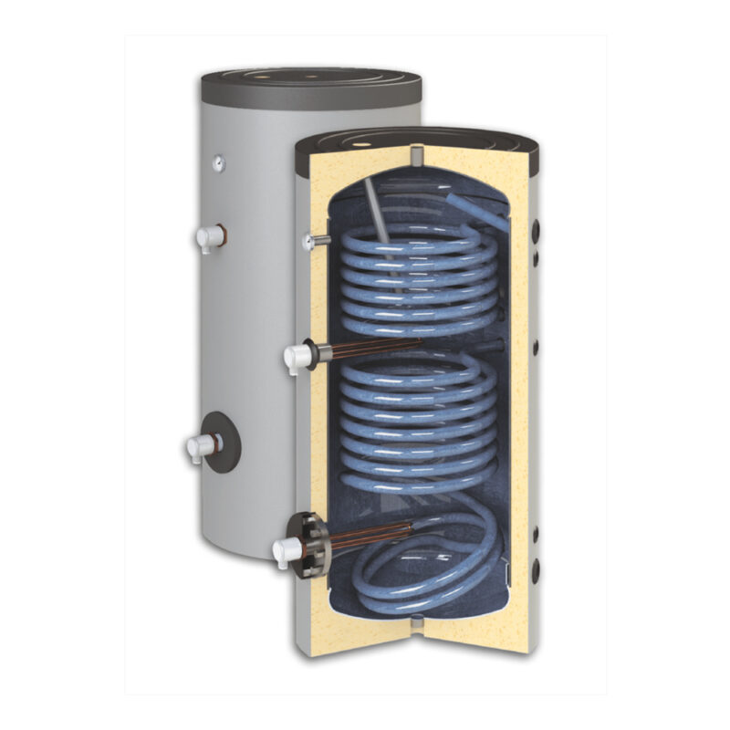 Zasobnik CWU V2 1502 G z 2 wężownicami