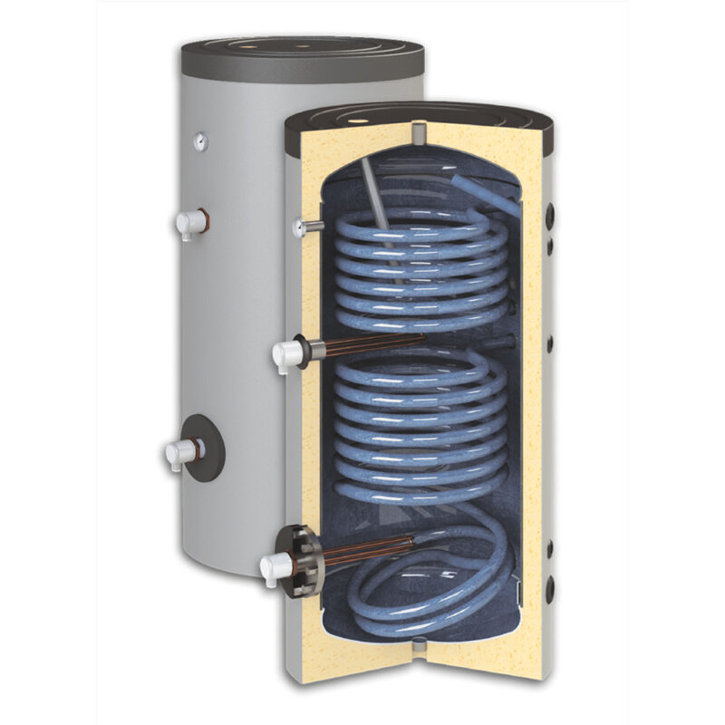 Zasobnik CWU V2 202 G z 2 wężownicami