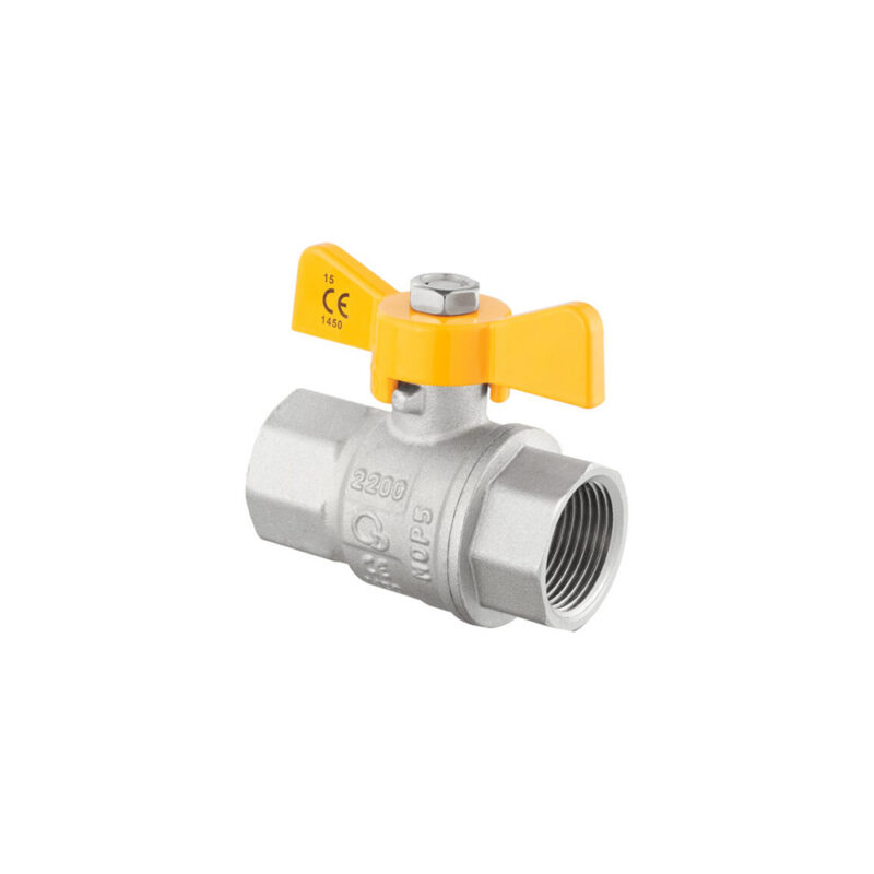 Zawór kulowy motyl GAZ 1/2” GZ